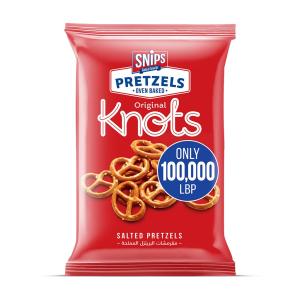 Snips Pretzels Knots Salt - 100,000 LBP