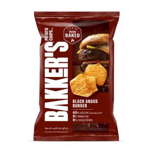 Bakker's Potato Chips Black Angus Burger