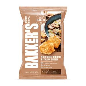 Bakker's Potato Chips Mushroom Risotto & Italian Cheese