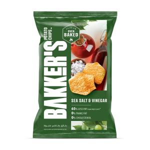Bakker's Potato Chips Sea Salt & Vinegar