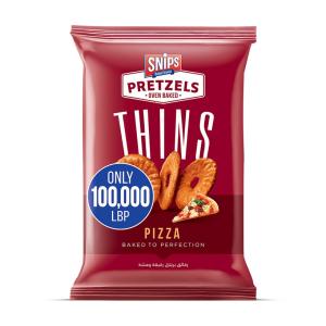 Snips Pretzels Thins Pizza - 100,000 LBP