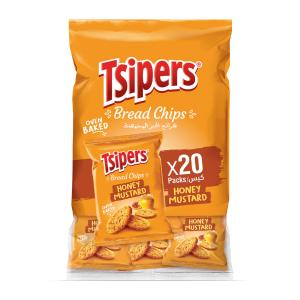 Tsipers Bread Chips Honey Mustard (20 Packs)