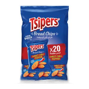 Tsipers Bread Chips Sweet Chili Pepper (20 Packs)